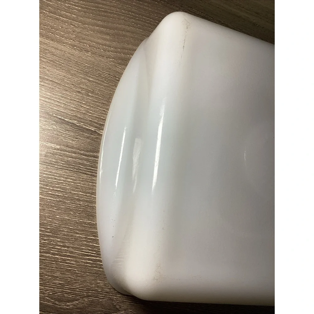 Glasbake Green Daisy 8x8 Glass Baking Dish Ovenware J2428